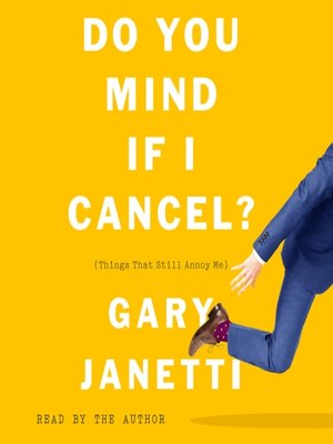 cover image of Do You Mind If I Cancel?